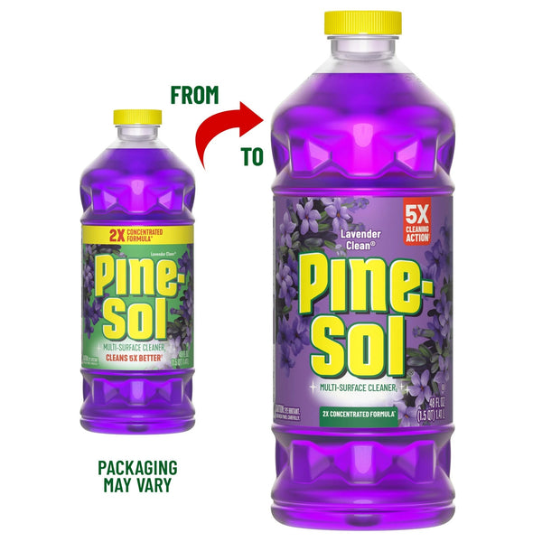 Multi-Surface Floor Cleaner, Lavender Clean - 1 pack - 24 oz per pack - plus 3 My Outlet Mall Resealable Storage Pouches