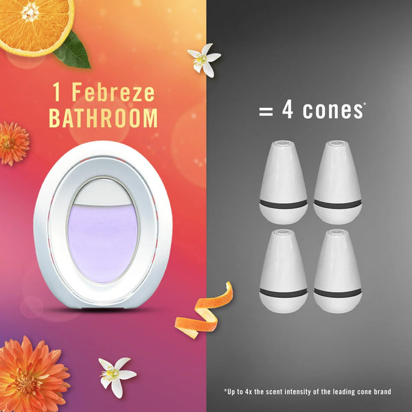 Bathroom Air Freshener, Small Spaces Odor-Fighting, Summer Golden Hour - 1 pack - plus 3 My Outlet Mall Resealable Storage Pouches