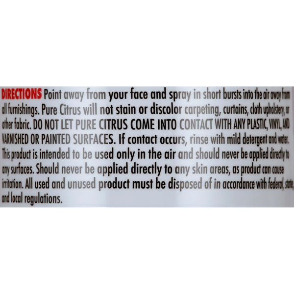 Citrus Orange Air Freshener -  1 pack - 4 oz per pack plus 3 My Outlet Mall Resealable Storage Pouches