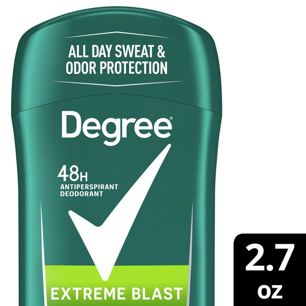 Men Original Protection Antiperspirant Deodorant Stick for Men Extreme Blast Citrus Scent - 1 pack - 2.7 oz per pack - plus 3 My Outlet Mall Resealable Storage Pouches