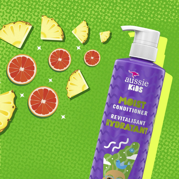 Kids Conditioner, Moisturizes All Hair Types, Sulfate Free - 1 packs - 16Fl oz per pack - plus 3 My Outlet Mall Resealable Storage Pouches