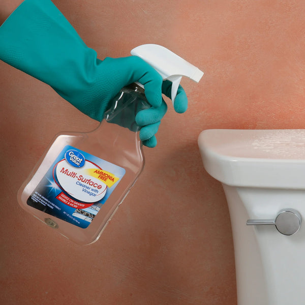 Multi-Surface Cleaner with Vinegar, Unscented - 1 pack - 32 oz per pack - plus 3 My Outlet Mall Resealable Storage Pouches