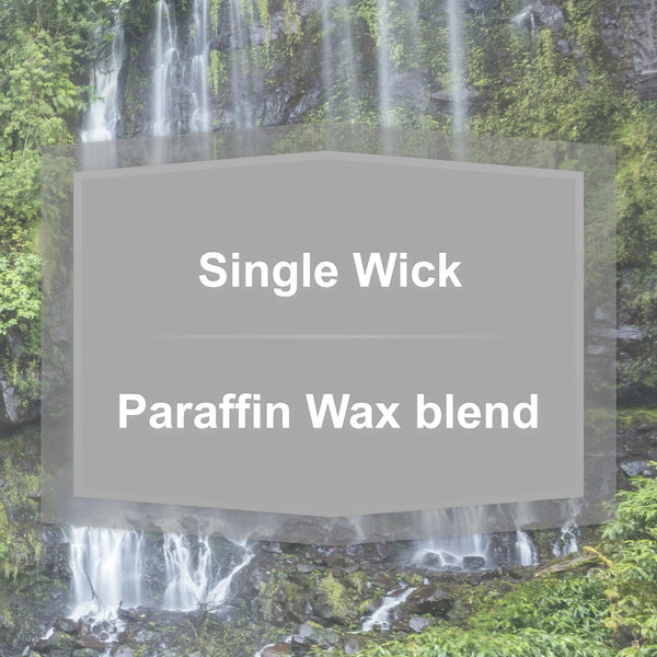 Mountain River Scented Single-Wick Large Glass Jar Candle - 1 pack - 20 oz per pack - plus 3 My Outlet Mall Resealable Storage Pouches