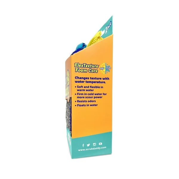 Scour Daddy Steel Heavy Duty Scour Pad - 1 pack - 2 count per pack - plus 3 My Outlet Mall Resealable Storage Pouches