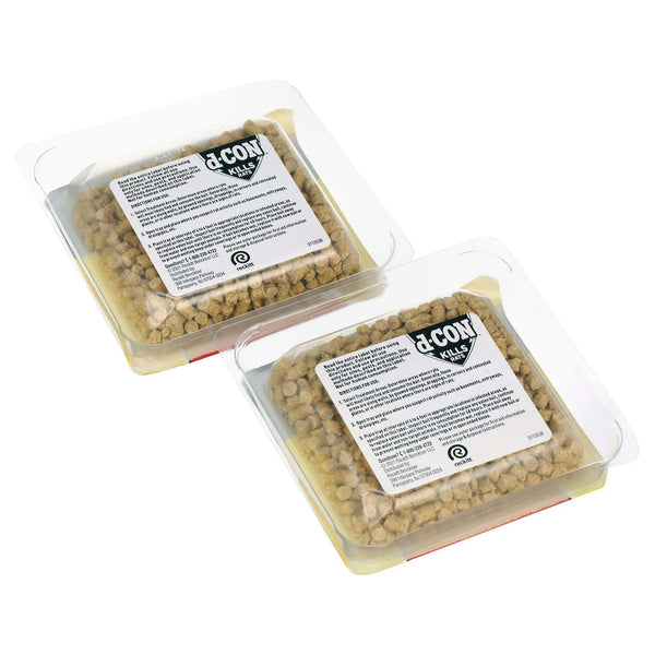 Rat Bait Pellet Trays - 1 pack - 2 Count - plus 3 My Outlet Mall Resealable Storage Pouches