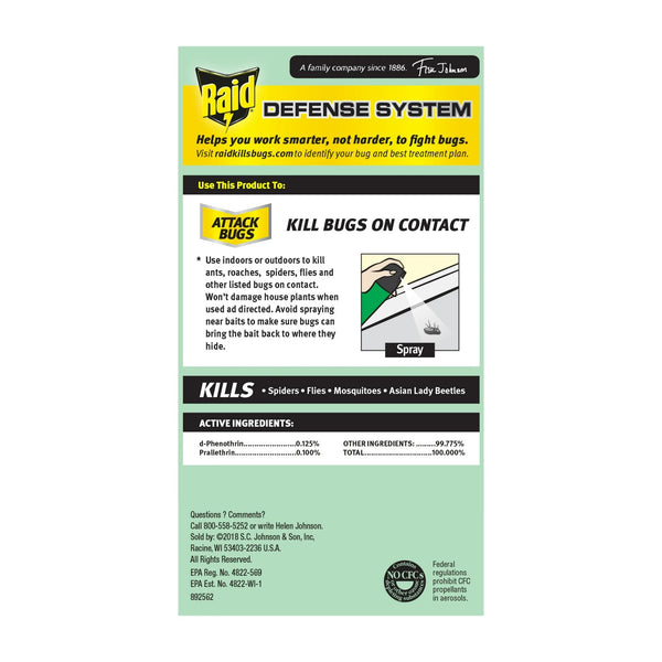 House & Garden Indoor Flying Insect Killer without Harming Plants, Aerosol Insecticide Spray - 1 pack - 11 oz per pack - plus 3 My Outlet Mall Resealable Storage Pouches