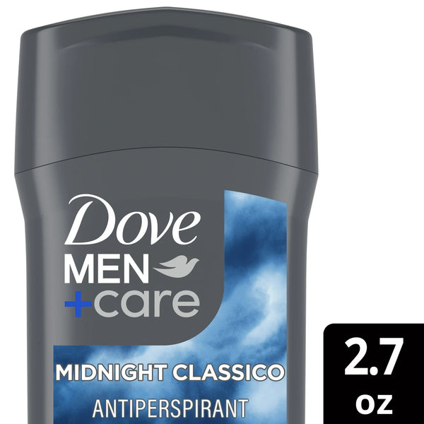 Men+Care Antiperspirant Deodorant Stick for Men Midnight Classico - 1 pack - 2.7 oz per pack - plus 3 My Outlet Mall Resealable Storage Pouches
