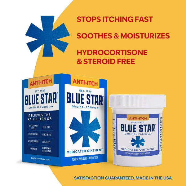 Anti-Itch Medicated Ointment, Hydrocortisone and Steroid-Free - 1 pack - 2 oz per pack - plus 3 My Outlet Mall Resealable Storage Pouches