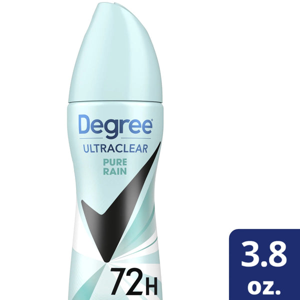 Ultra Clear Long Lasting Antiperspirant Deodorant Dry Spray, Pure Rain - 1 pack - 3.8 oz per pack - plus 3 My Outlet Mall Resealable Storage Pouches
