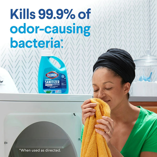 Laundry Sanitizer, 0% Bleach, Color Safe, Fresh Meadow - 1 pack - 42 oz per pack - plus 3 My Outlet Mall Resealable Storage Pouches