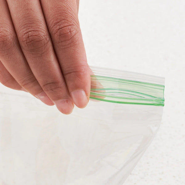 Fresh Seal Double Zipper Sandwich Bags - 1 pack - 100 Count per pack - plus 3 My Outlet Mall Resealable Storage Pouches