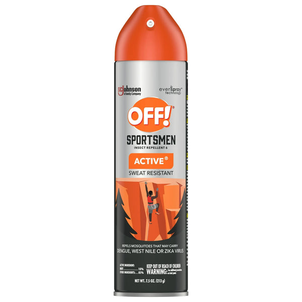 Sportsmen Active Insect Repellent VI, Mosquito Bug Spray - 1 pack - 7.5 Fl oz per pack - plus 3 My Outlet Mall Resealable Storage Pouches