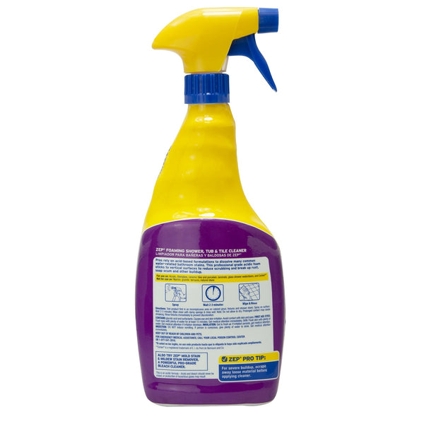 Foaming Tub and Tile Cleaner - 1 pack - 32 oz per pack - plus 3 My Outlet Mall Resealable Storage Pouches