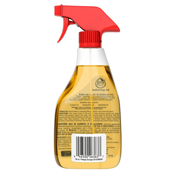 Restore & Shine Furniture Spray Cleaner with Orange Oil Polish - 1 pack - 16 oz per pack - plus 3 My Outlet Mall Resealable Storage Pouches