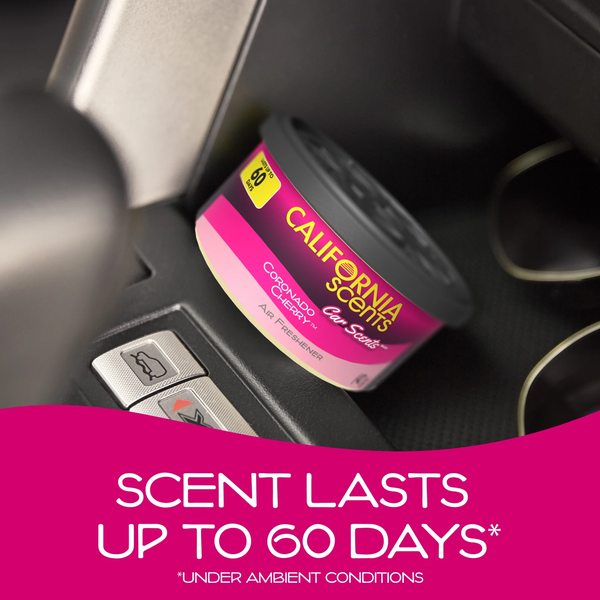 Can/Hidden Air Freshener Coronado Cherry Scent - 1 pack - plus 3 My Outlet Mall Resealable Storage Pouches