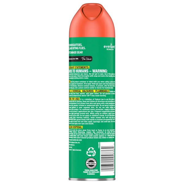 Clean Feel  Mosquito Repellent Aerosol Bug Spray - 1 pack - 9 oz per pack - plus 3 My Outlet Mall Resealable Storage Pouches