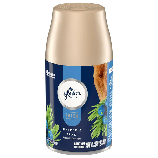 Automatic Spray Refill, Air Freshener,&nbsp;Infused with Essential Oils, Juniper & Teak - 1 pack - 6.2 oz per pack - plus 3 My Outlet Mall Resealable Storage Pouches
