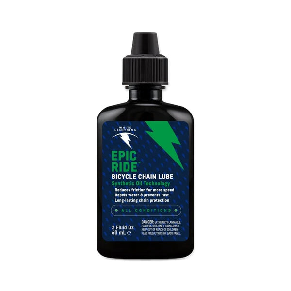 Epic Ride All-Weather Bicycle Chain Lube - 1 pack - 2 oz per pack - plus 3 My Outlet Mall Resealable Storage Pouches