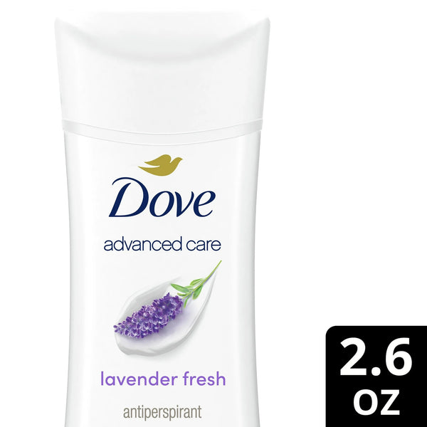 Advanced Care Women's Antiperspirant Deodorant Stick Lavender Fresh - 1 pack - 2.6 oz per pack - plus 3 My Outlet Mall Resealable Storage Pouches