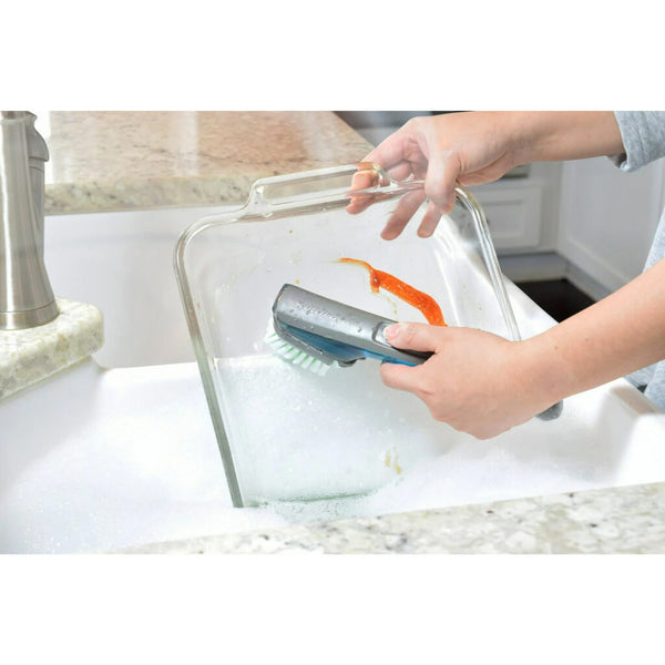 Soap Control Brush Scrubber Dishwand - 1 pack - plus 3 My Outlet Mall Resealable Storage Pouches