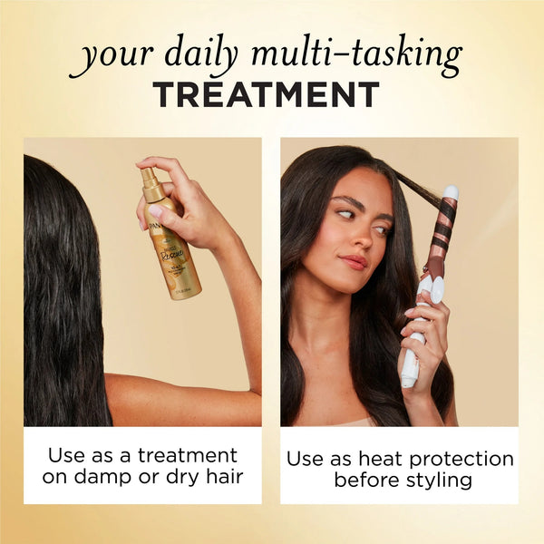 Miracle Rescue 10 in 1 Multitasking Leave-in Conditioner Spray - 1 pack - 5.7 oz per pack - plus 3 My Outlet Mall Resealable Storage Pouches