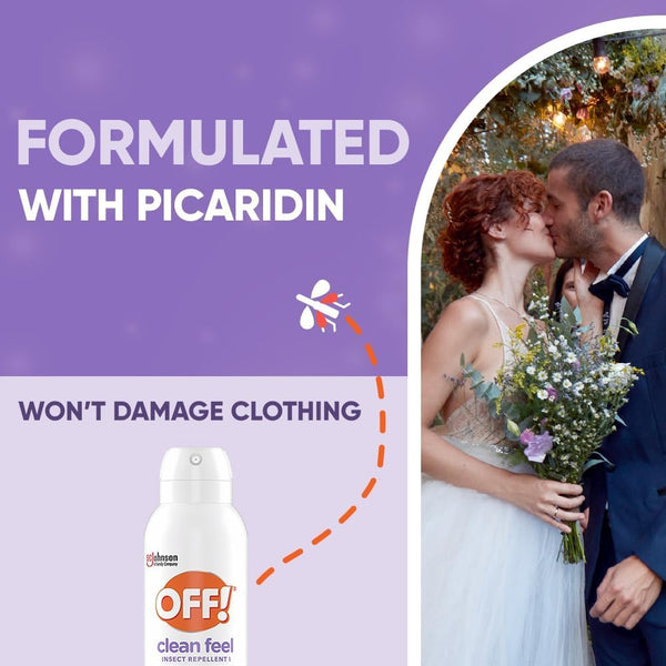Clean Feel 20% Picaridin Insect Repellent 1 Aerosol, Fragrance-Free, Stocking Stuffers - 1 pack - 5 oz per pack - plus 3 My Outlet Mall Resealable Storage Pouches
