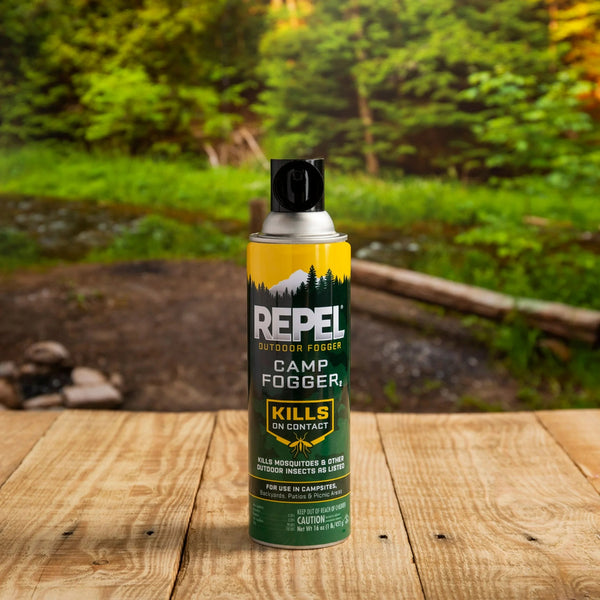 Outdoor Fogger Camp Fogger, Kills Mosquitoes and Other Outdoor Insects - 2 packs - 16 oz per pack - plus 3 My Outlet Mall Resealable Storage Pouches
