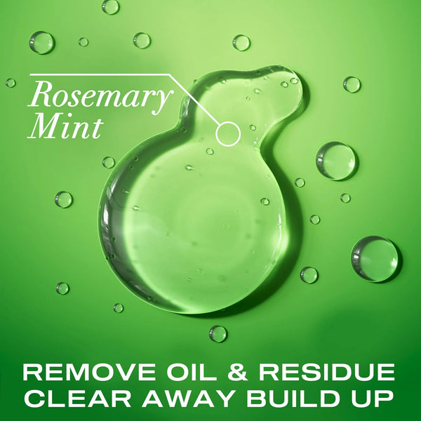 Clarifying Strength and Rosemary Mint Hair Shampoo - 1 pack - 13Fl oz per pack - plus 3 My Outlet Mall Resealable Storage Pouches