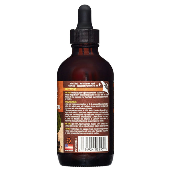 Pure Castor Hair Oil - 1 pack - 4Fl oz per pack - plus 3 My Outlet Mall Resealable Storage Pouches