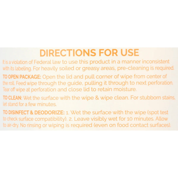 Disinfecting Wipes - Lemongrass Citrus - 1 pack - 70 count per pack - plus 3 My Outlet Mall Resealable Storage Pouches