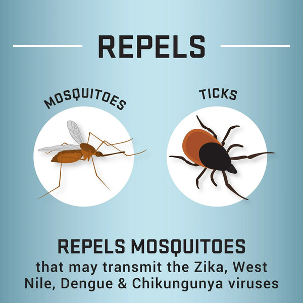 Insect Repellent Family, Deet Alternative Lightweight Aerosol Spray - 2 packs - 4 oz per pack - plus 3 My Outlet Mall Resealable Storage Pouches