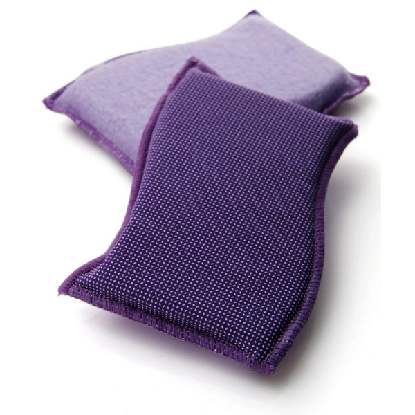Dobie Stay Clean Scrubbers - 2 packs -  2 count per pack - plus 3 My Outlet Mall Resealable Storage Pouches
