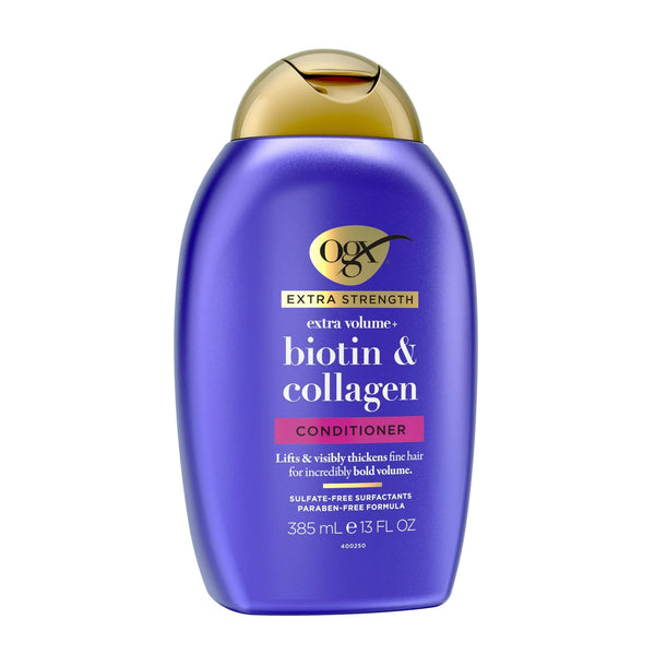 Extra Strength Biotin & Collagen Conditioner - 1 pack - 13Fl oz per pack - plus 3 My Outlet Mall Resealable Storage Pouches