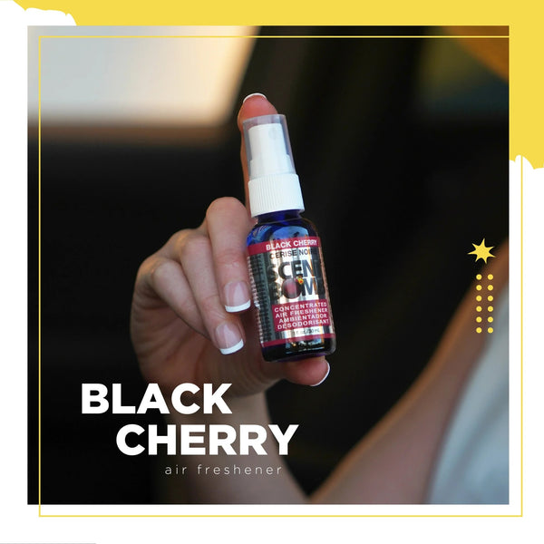 Black Cherry Scent Spray Air Freshener - 2 packs - 1 oz per pack - plus 3 My Outlet Mall Resealable Storage Pouches