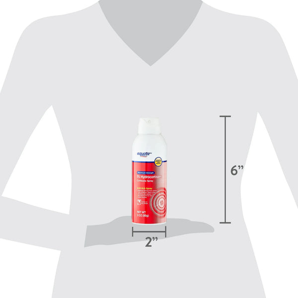 Maximum Strength Cortisone Anti-Itch Spray - 1 pack - 3 oz per pack - plus 3 My Outlet Mall Resealable Storage Pouches