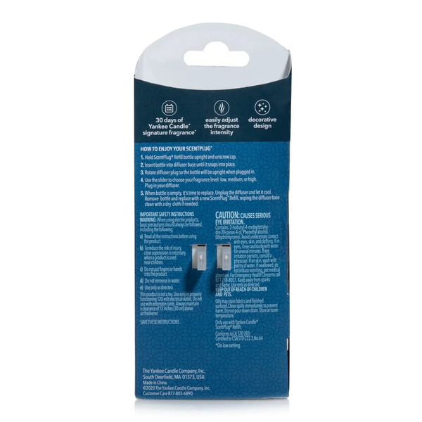 Candle White/Pink Sands ScentPlug Fragrance Diffuser Starter Kit - 2 packs - plus 3 My Outlet Mall Resealable Storage Pouches