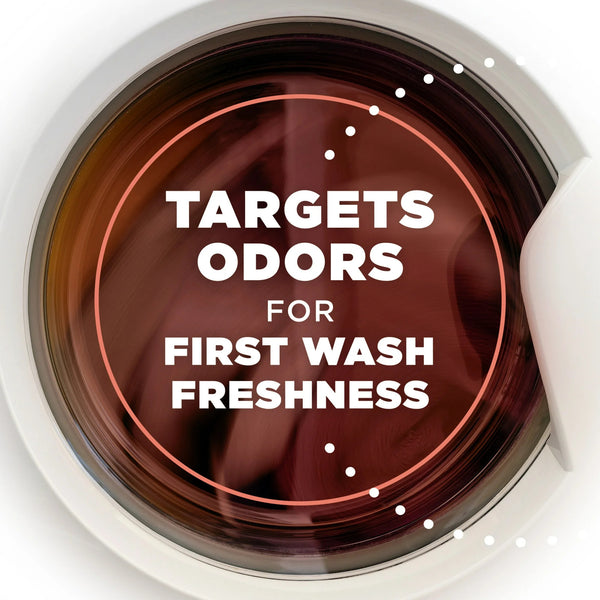 Light In-Wash Scent Booster, No Heavy Perfumes, No Dyes, No Parabens, Peony Blossom Scent- 1 pack - 24 oz per pack - plus 3 My Outlet Mall Resealable Storage Pouches