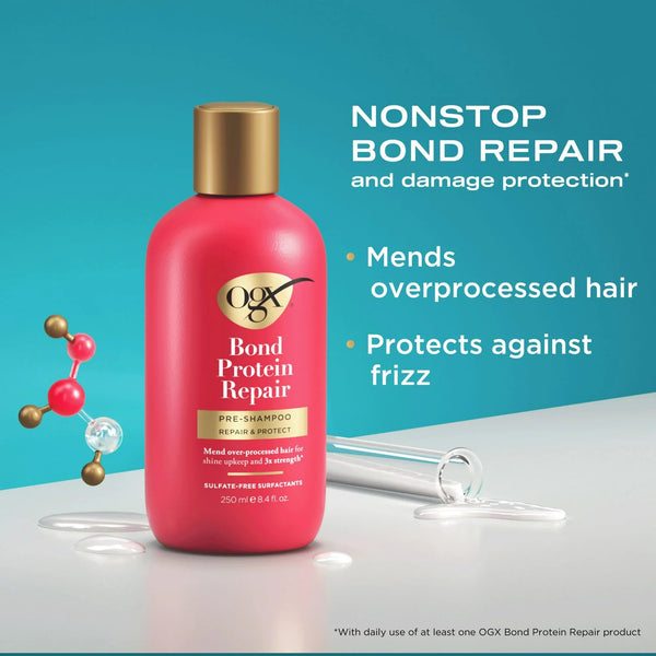 Repair & Protect Bond Protein Repair Pre-Shampoo - 1 pack - 8.4Fl oz per pack - plus 3 My Outlet Mall Resealable Storage Pouches