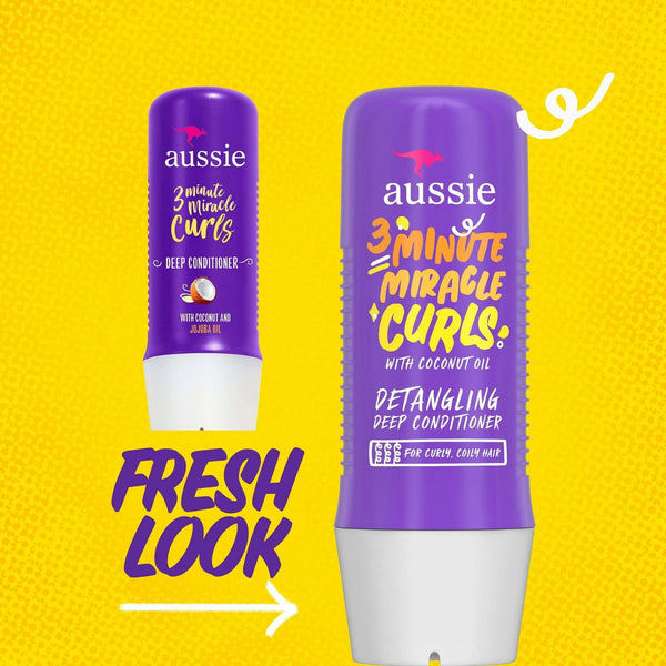 3 Minute Miracle Curls Detangling Deep Conditioner - 1 pack - 8Fl oz per pack - plus 3 My Outlet Mall Resealable Storage Pouches
