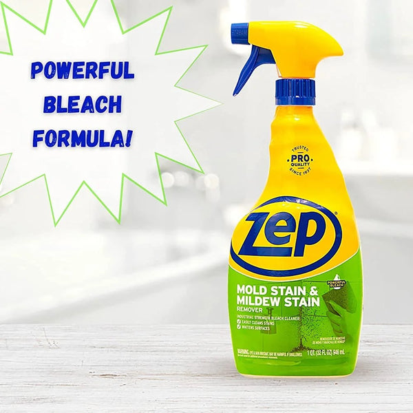 Brand Mold & Mildew Stain Remover Clean Scent - 2 packs - 32 oz per pack - plus 3 My Outlet Mall Resealable Storage Pouches