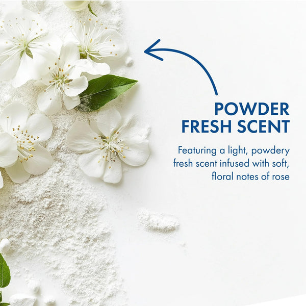 Antiperspirant Deodorant Invisible Roll-On for Women and Men, Powder Fresh - 1 pack - 3.5 oz per pack - plus 3 My Outlet Mall Resealable Storage Pouches