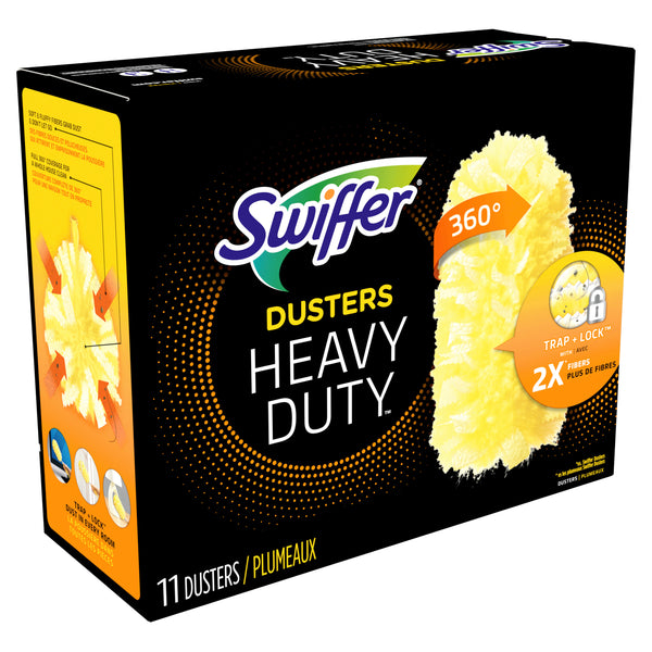 Duster Multi-Surface Heavy Duty Unscented Refills - 1 pack - 11 Count per pack - plus 3 My Outlet Mall Resealable Storage Pouches