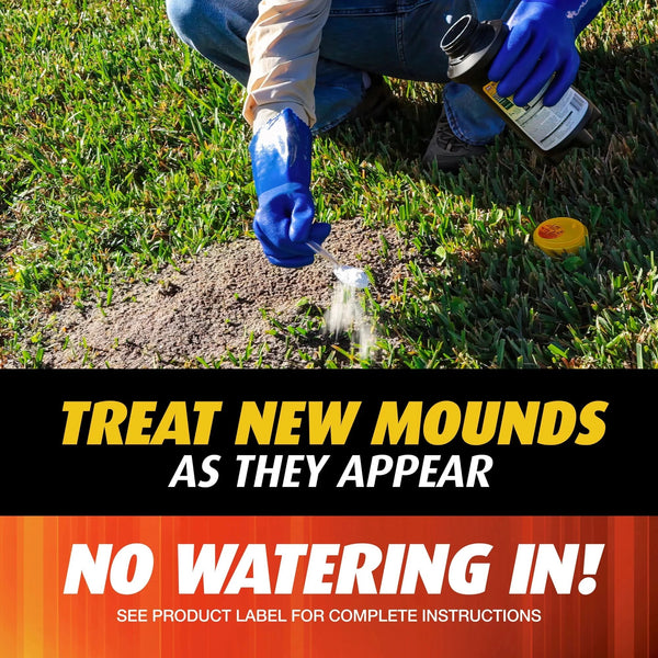 Orthene Fire Ant Killer1, Kills Queen, Destroys up to 162 Mounds - 3 packs - 12 oz per pack - plus 3 My Outlet Mall Resealable Storage Pouches