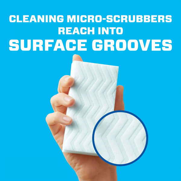 Magic Eraser Original, Cleaning Pads with Durafoam - 1 pack -  6 count per pack - plus 3 My Outlet Mall Resealable Storage Pouches