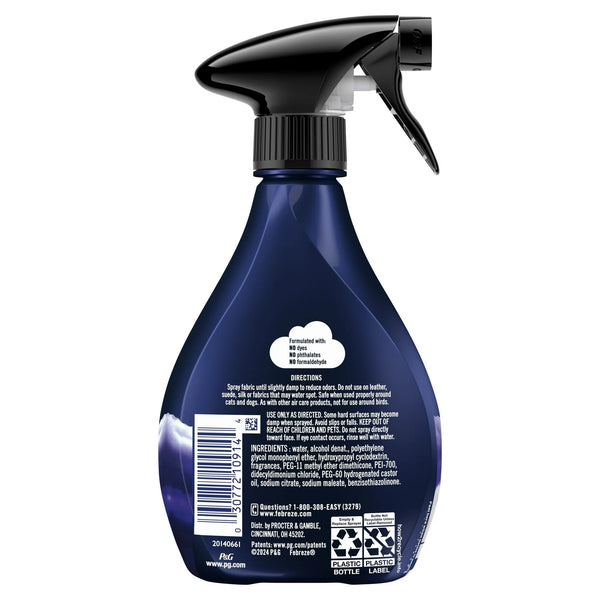 Auto Car Fabric Spray, Odor Fighting Air Freshener, Midnight Storm - 1 pack - 12.5 fl oz per pack - plus 3 My Outlet Mall Resealable Storage Pouches