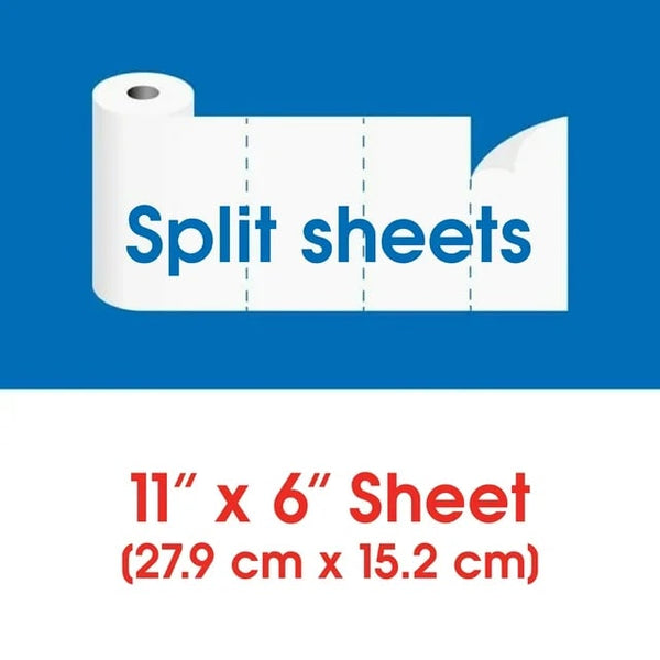 Everyday Strong Paper Towels, Split Sheets, 2 Double Rolls, Compare to Sparkle - 1 pack - plus 3 My Outlet Mall Resealable Storage Pouches