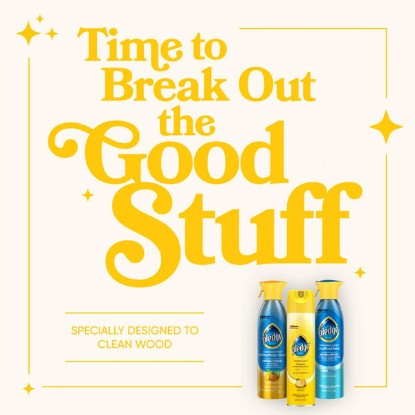 Expert Care, Wood Polish Shines and Protects, Lemon Enhancing, Aerosol - 1 pack - 9.7 oz per pack - plus 3 My Outlet Mall Resealable Storage Pouches
