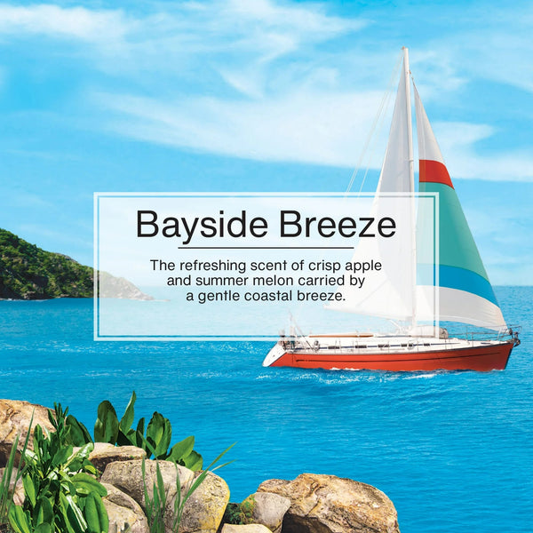 Air Freshener Bayside Breeze Fragrance - 2 pack - 3 count per pack plus 3 My Outlet Mall Resealable Storage Pouches