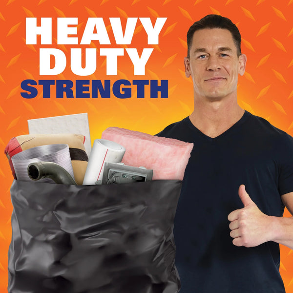 Heavy Duty Contractor Large Trash Bags 45 gallon - 1 pack - 20 Count - plus 3 My Outlet Mall Resealable Storage Pouches