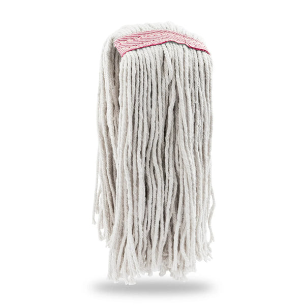 Heavy Duty All-Purpose Cut End Cotton and Polyester Blend Wet Mop Refill Clip-on Attached - 2 packs - plus 3 My Outlet Mall Resealable Storage Pouches